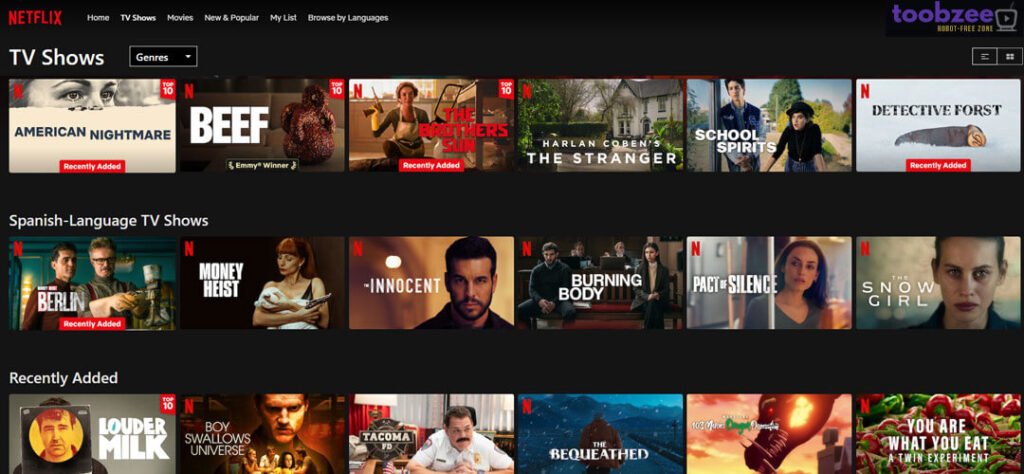 TV shows on Netflix - January 2024