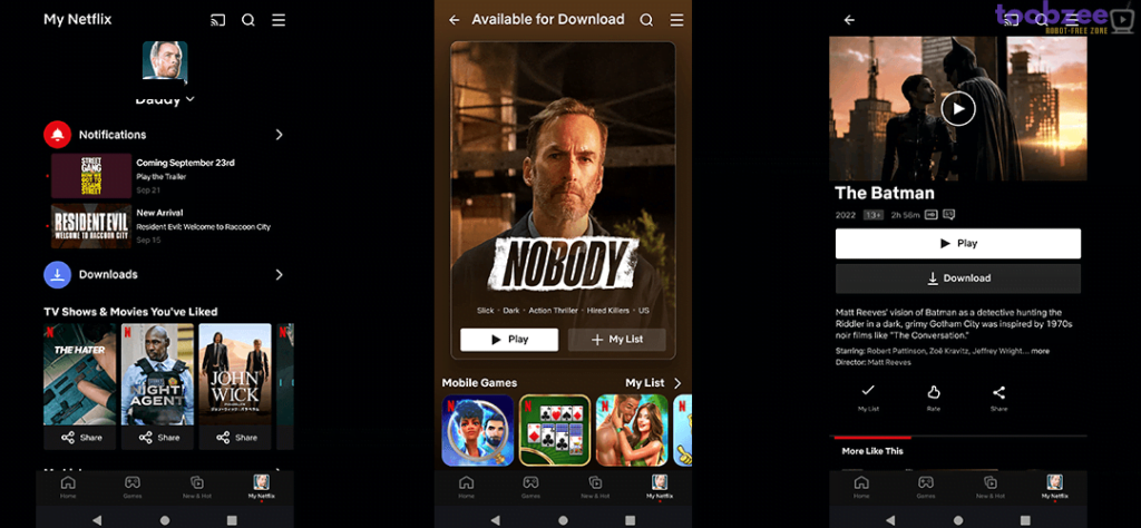 Netflix downloads on Android