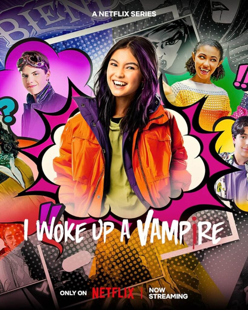 Poster for I Woke Up a Vampire - Kid-friendly horror TV shows on Netflix